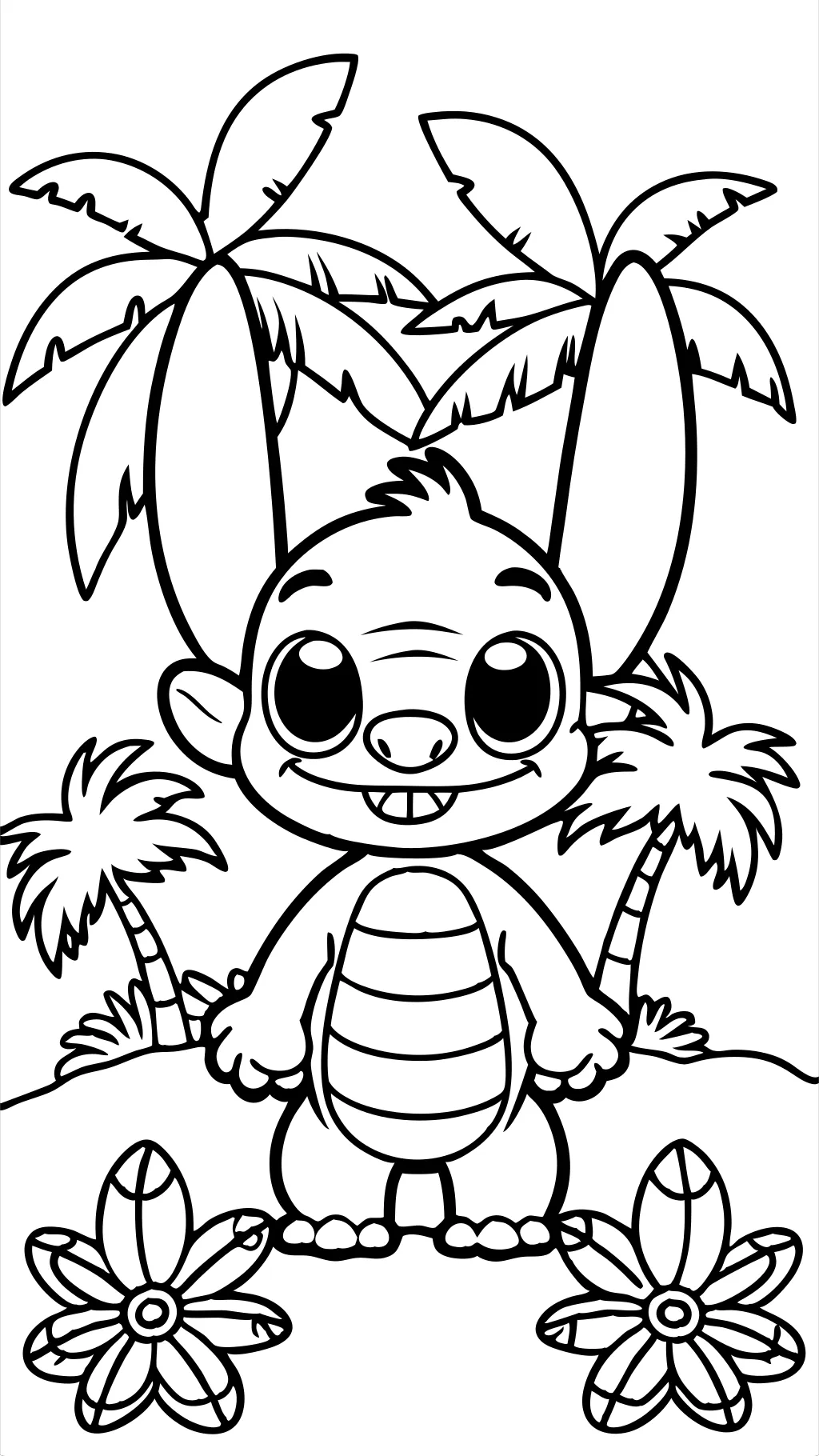 disney stitch coloring pages